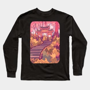 Forest summer path Long Sleeve T-Shirt